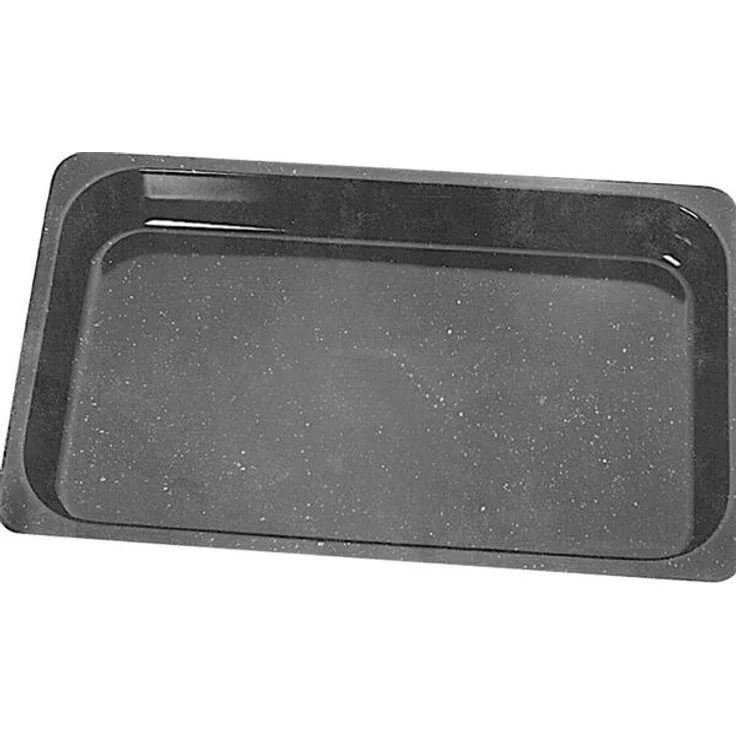 B.PRO GN-Einschubschale 18/10 Edelstahl, granit-emailliert, 1/1,Tiefe: 65 mm