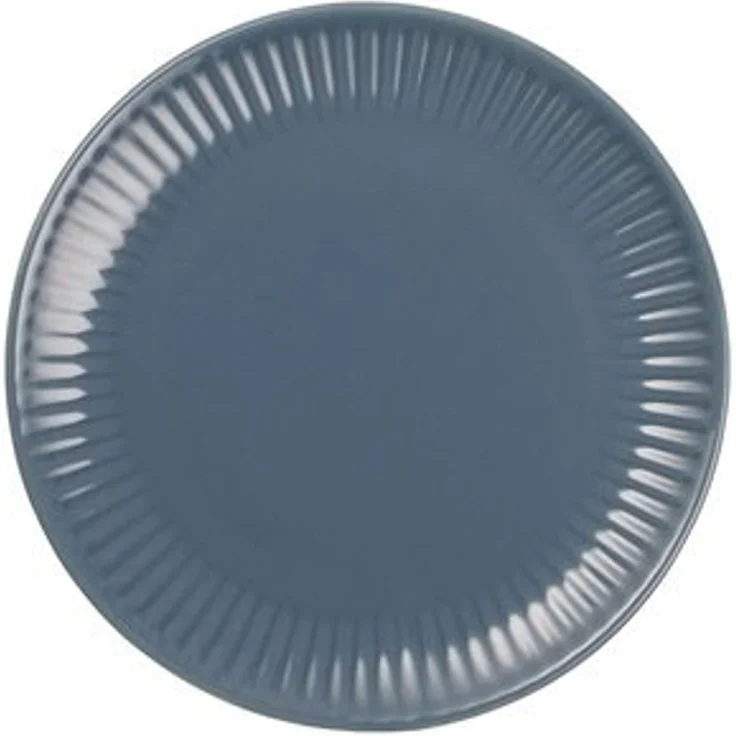 Teller Kuchenteller Frühstücksteller Mynte 19cm Rund Rille Ib Laursen 2032 09 - cornflower (blau) – Bild 4