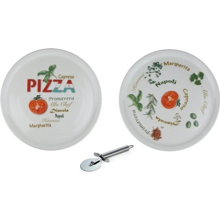 Retsch Arzberg Pizzateller Ø 30cm mit Dekor Set, (2 St), aus Porzellan spülmaschinengeeignet, pro Set 2 verschiedene Motive – Bild 4