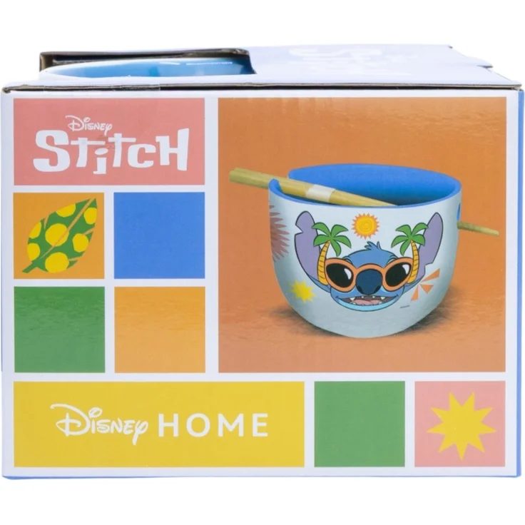 Disney Stitch Keramik Ramen Bowl mit Stäbchen Set in Geschenkverpackung – Bild 5