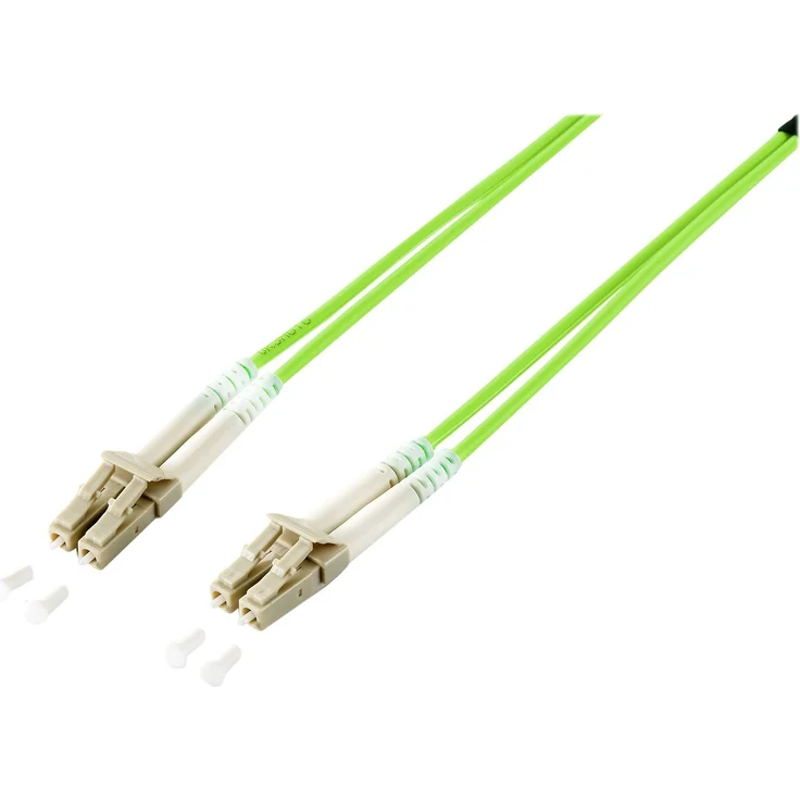 Equip Adapterkabel LC->LC 1.00m Multimode Duplex OM5 grün