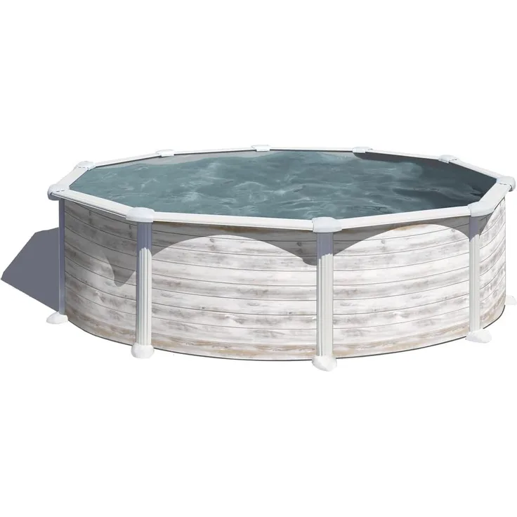 Groenlandia Stahlwandpool Rund - 350 x 132 cm