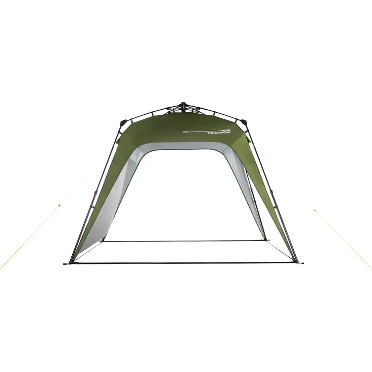 Lumaland 'Where Tomorrow' Pavillon, Polyester, 250 x 250 x 190 cm, Dunkelgrün – Bild 2