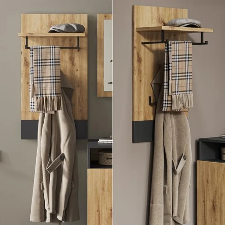 Wandgarderobe Selena Anthrazit 44 x 83 cm Vicco – Bild 6