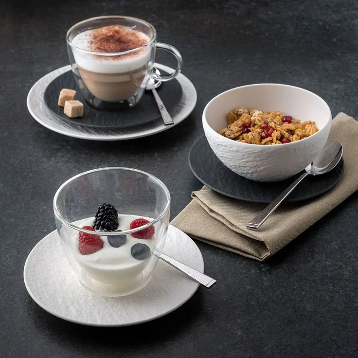 Villeroy & Boch Manufacture Rock Espressountertasse schwarz Ø 12,1 cm – Bild 2