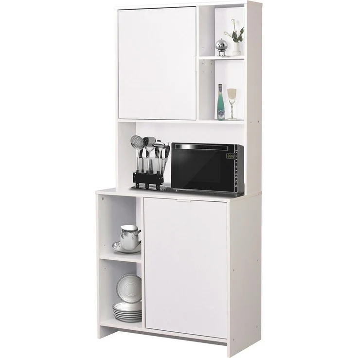 HTI-Living Hochschrank Küchenschrank Malin Weiß (Stück, 1-St, 1 Küchenschrank) Küchenbuffet – Bild 1