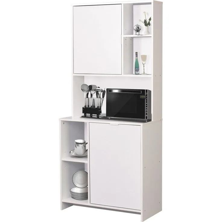 HTI-Living Hochschrank Küchenschrank Malin Weiß (Stück, 1-St, 1 Küchenschrank) Küchenbuffet