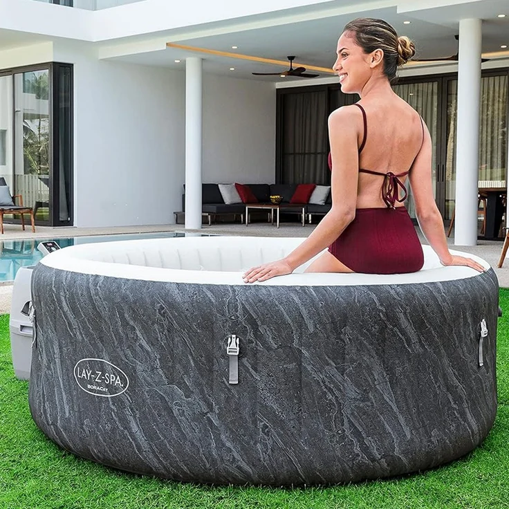 LAY-Z-SPA® WLAN-Whirlpool Boracay AirJet™ Ø 180 x 66 cm, rund – Bild 8