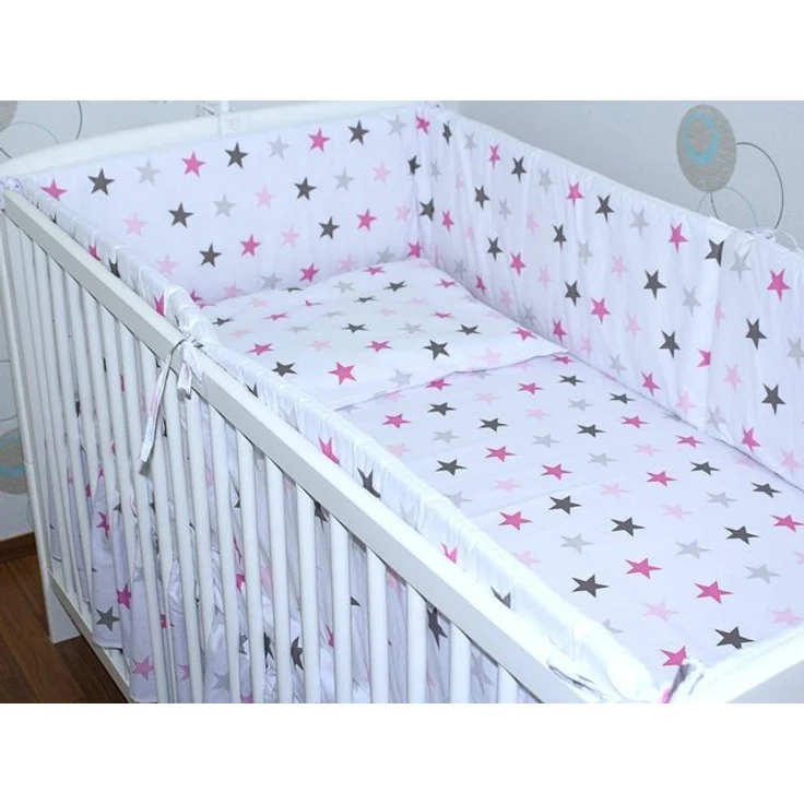 Primawela Bettnestchen Nestchen 420 cm Bettumrandung Baby Bett Kinder Nest Kopfumrandung – Bild 2