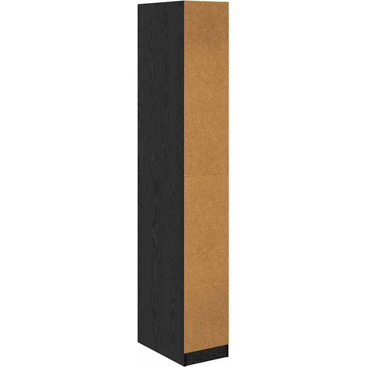 vidaXL Kleiderschrank Schwarz Eichen-Optik 30 x 50 x 200 cm 3403221 – Bild 8