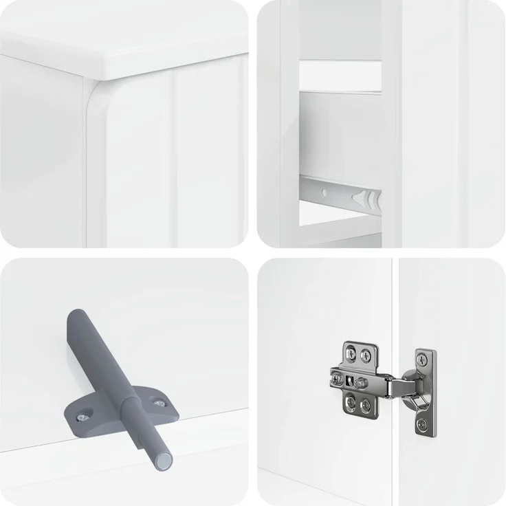 vidaXL 3-teiliges Badezimmer-Schranksystem ZWOLLE 3 stk. 3418003 – Bild 6
