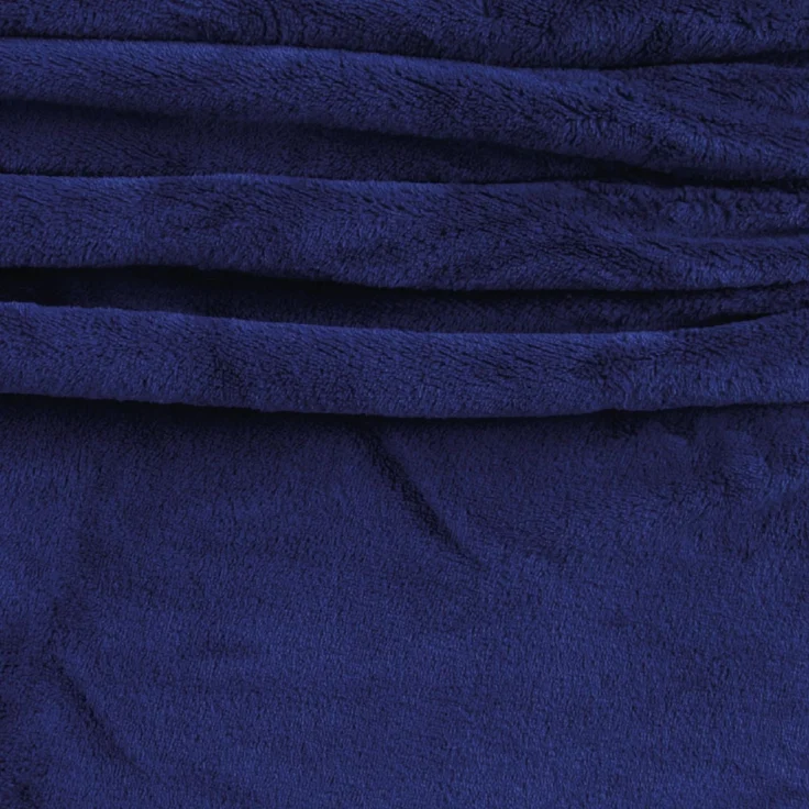 Babydecke Mikrofaser Bestcount 80x120 cm blau - königsblau – Bild 5