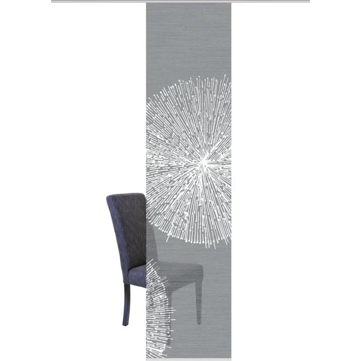 Schmidt Gard Schiebegardine 84559 Schiebegardine CRESTON3 halbtransparenter, Bambusoptik 260x60 cm, 100% Polyester