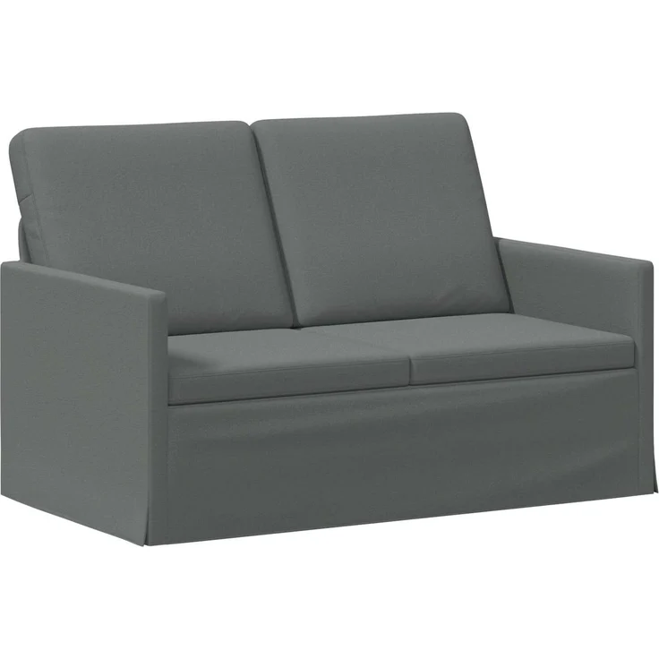 vidaXL 2-Sitzer Sofa Dunkelgrau 130 x 81 x 82 cm Stoff 42041041 – Bild 1