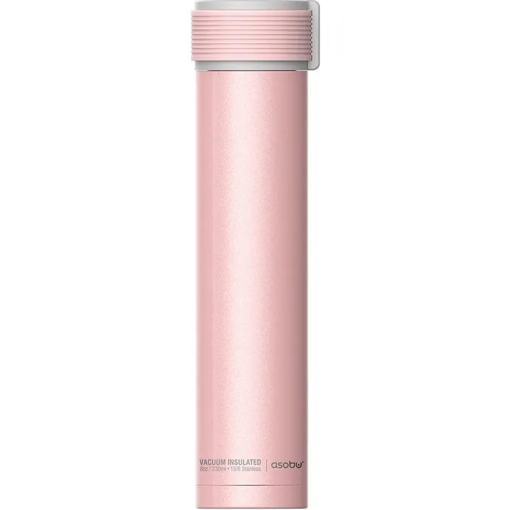 Asobu Skinny mini 230 ml Pink Edelstahl Schraubdeckel Box