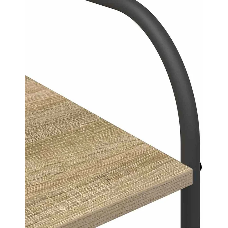 vidaXL Kleiderständer Braun Eichen-Optik 120 x 44 x 160 cm 868446 – Bild 9