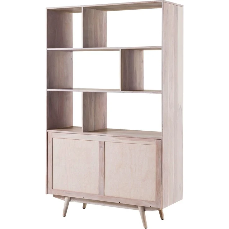 Regal Akazie 115x42x185 weiß lackiert MOSAYK #204 – Bild 10