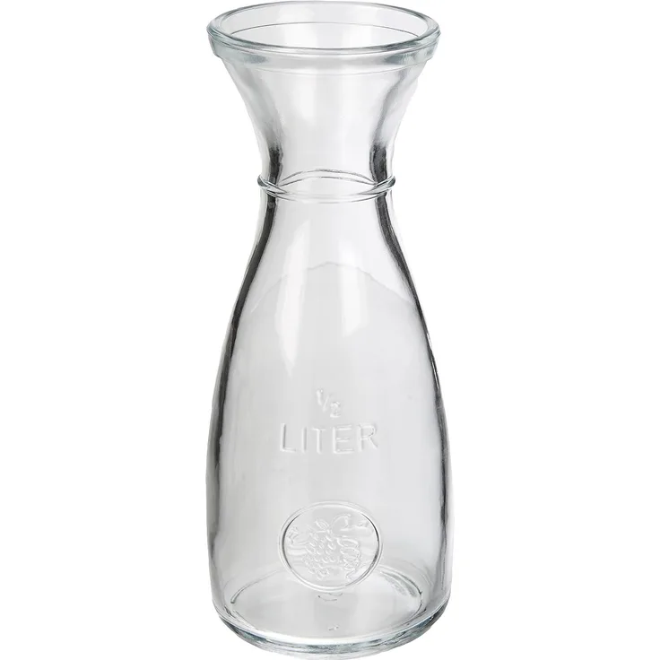 Glas Karaffe Bacchus 0,5l geeicht - 1Stück