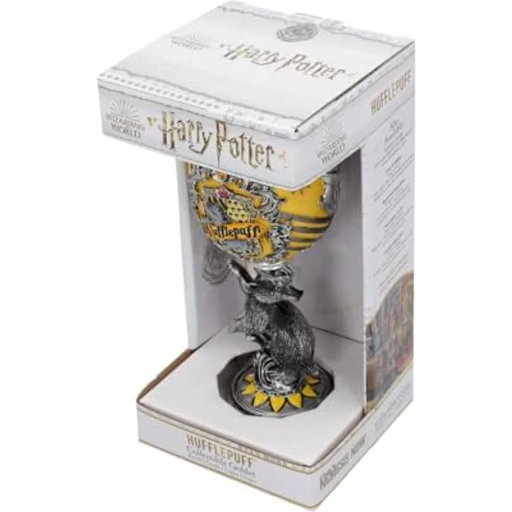 Nemesis Now Weinglas Harry Potter Kelch Hufflepuff, handbemalter Kelch – Bild 8