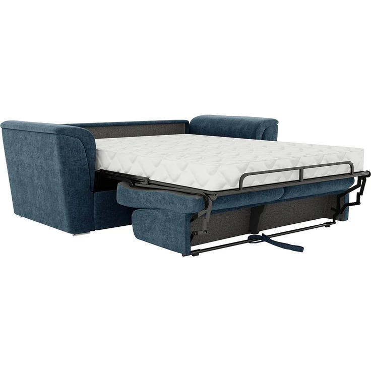 Vente-unique - RIZORA - Schlafsofa - Plastik - Kunststoff (PVC) - Blau - 210 x 223 x 88 cm – Bild 6