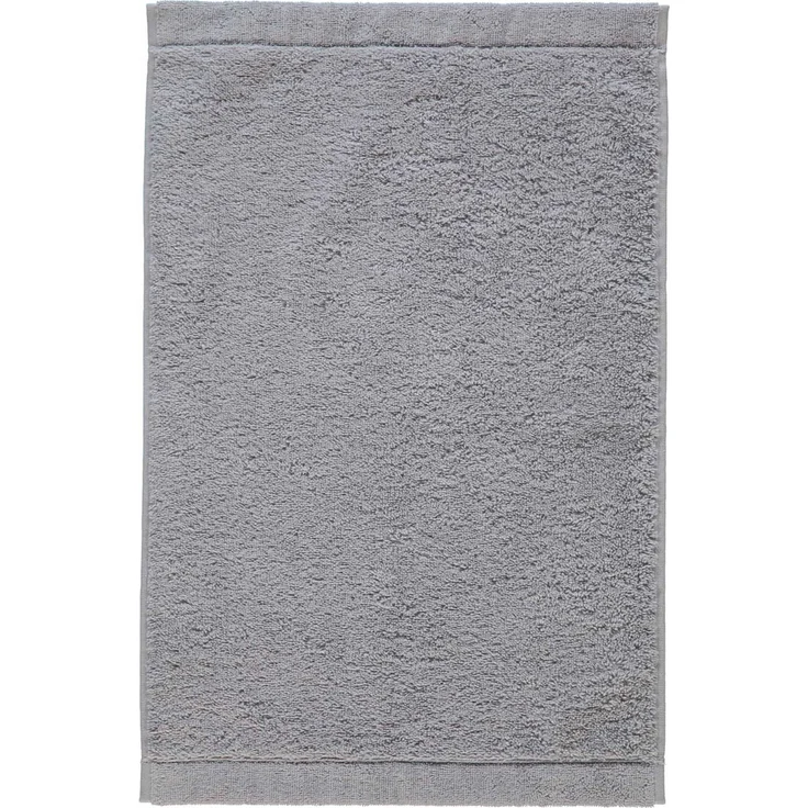CAWÖ Gästetuch - Lifestyle, Walkfrottier, Baumwolle, einfarbig Hellgrau 30x50cm – Bild 2
