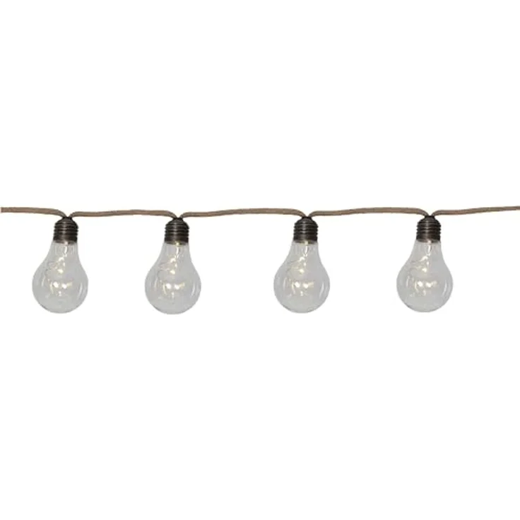 Best Season LED-Lichterkette 'Jutta', 10-TLG, Juteseil – Bild 2