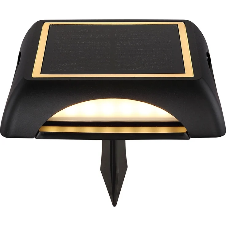 LED Solar-Wandleuchte, Bodenstrahler, IP65, Stufenschalter, L 14 cm – Bild 8