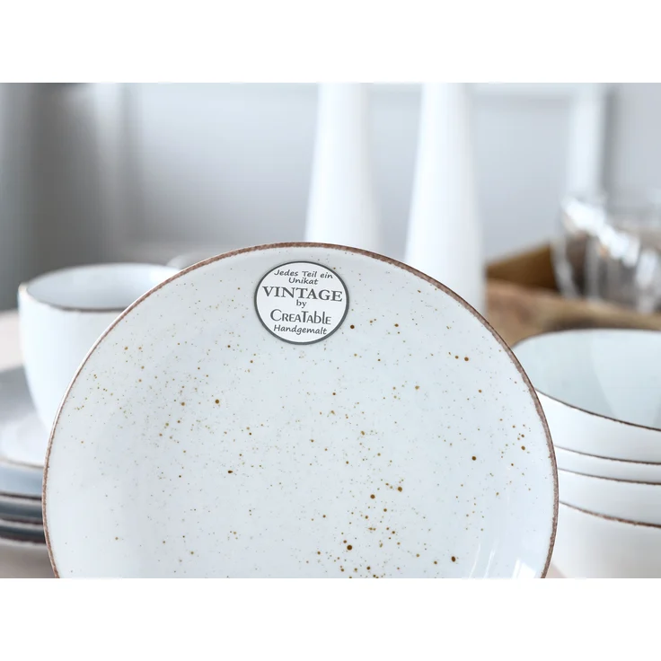 Vintage Nature Weiss, Tellerset 12-tlg (mo) – Bild 6