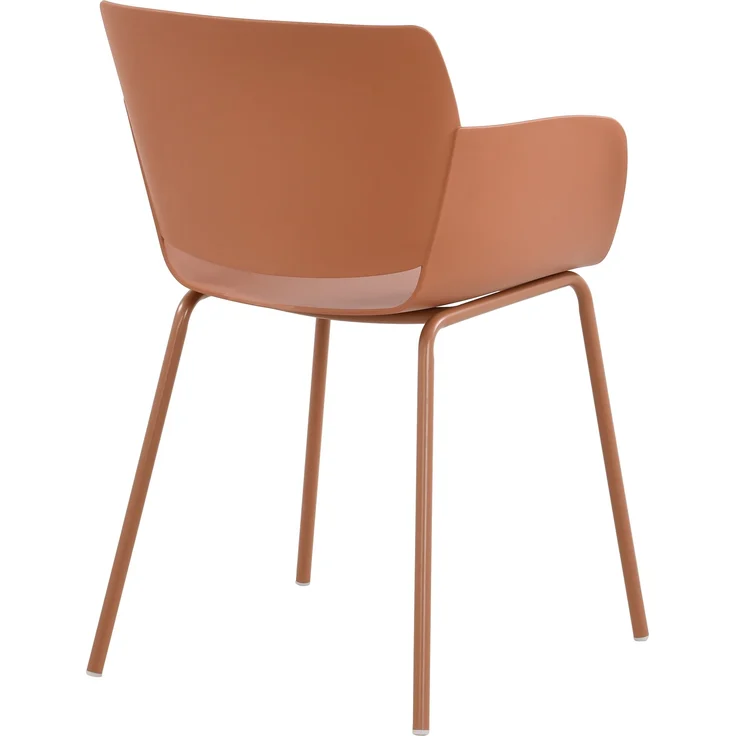 CLP Stuhl Alpena wetterfest mit Rückenlehne,terracotta – Bild 6