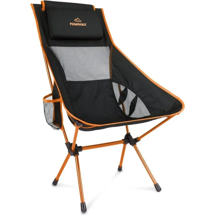 normani Campingstuhl Ultraleichter Campingstuhl Pewanuck, Outdoorstuhl Hochlehner Faltstuhl Strandstuhl Anglerstuhl