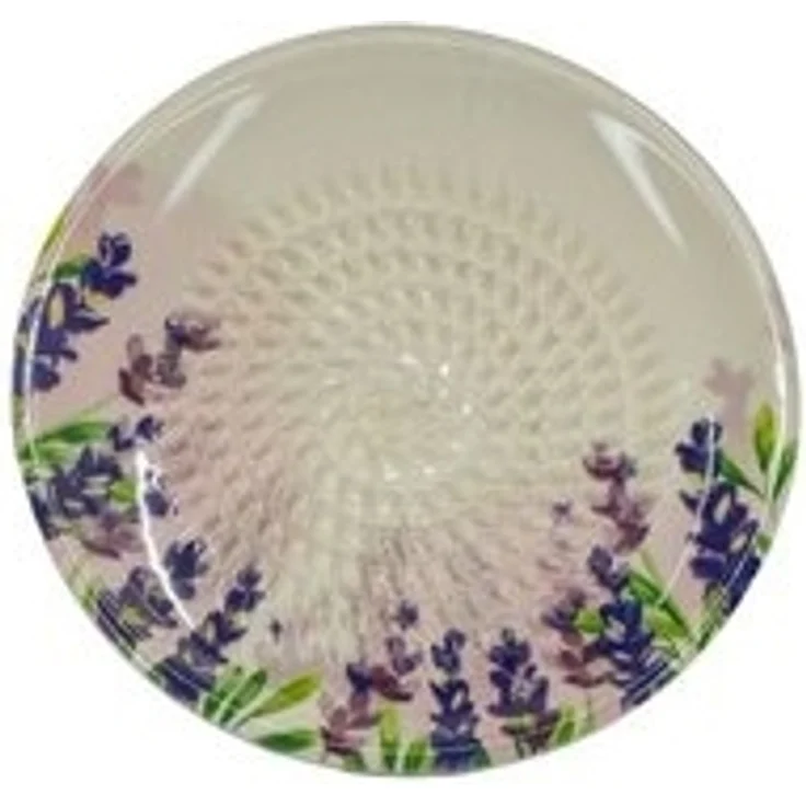 Kaladia Multireibe Reibeteller mit Lavendelblüten, Keramik, handbemalte Küchenreibe - Made in Spain – Bild 4