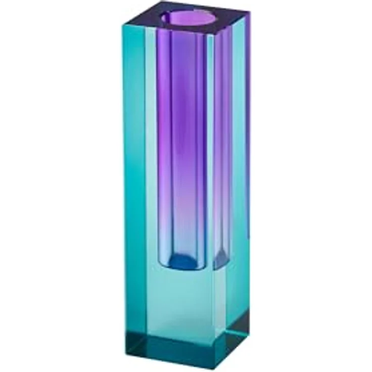 Gift Company Sari Kristallglas Vase H14 cm blau/lila gs – Bild 2