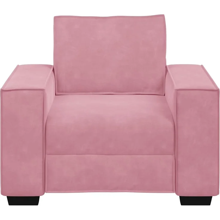 vidaXL Sessel Rosa 100x78x84 cm Samt 4105003 – Bild 3