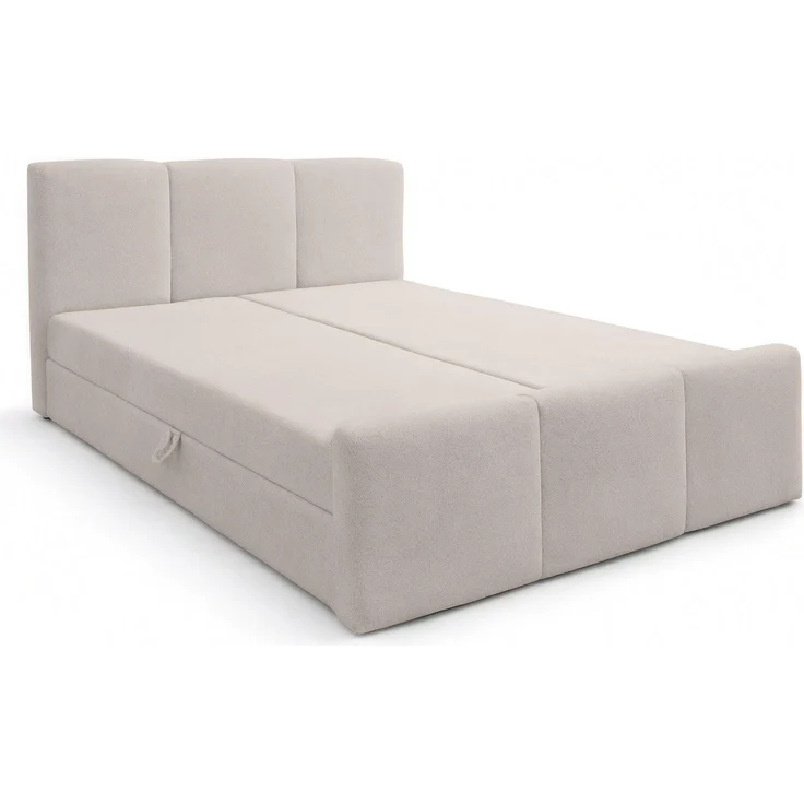 AX LIVING Boxspringbett in Beige Ankarra 180x200 cm Bett mit Stauraum – Bild 4