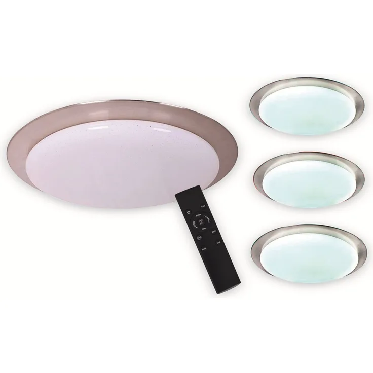 NÄVE LED-Deckenleuchte Triest 1278461, 230V~, 35 W, 3000 lm, 2700K…6500K, inkl. Fernbedienung