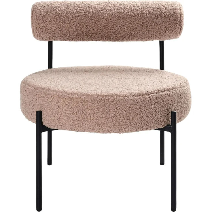 Sessel ALPHA Bouclé Taupe – Bild 5