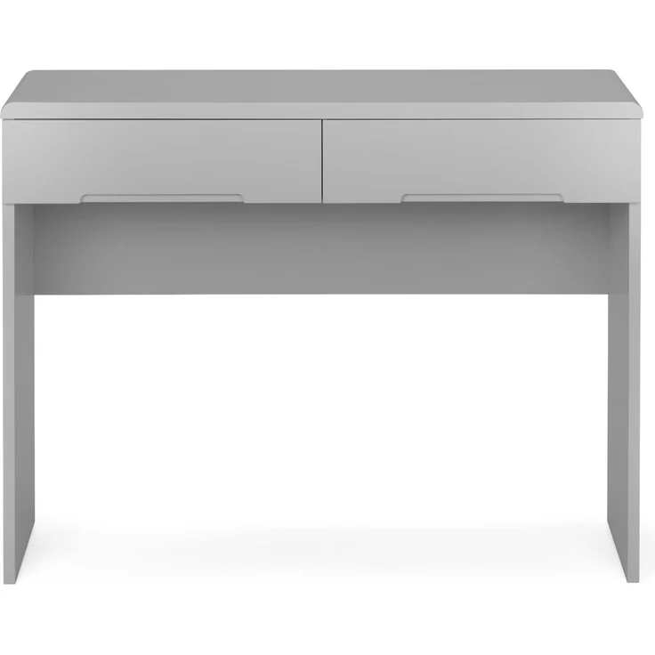 Julian Bowen Manhattan Frisiertisch mit 2 Schubladen, grau – Bild 1