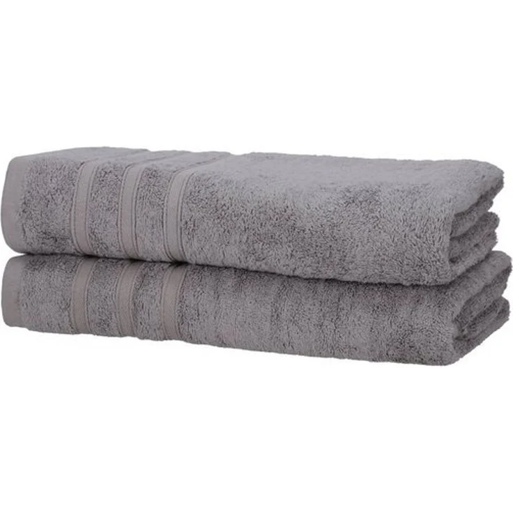 Hometex Premium Textiles Handtuch in nachhaltiger Premium Qualität 450 g/m², 2er Duschtücher, Kuschelig weich und sehr saugfähig, Extra flauschige Hotel-Qualität – Bild 3