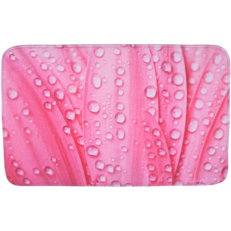 Sanilo Badematte Pink Flower, rutschhemmend, waschbar, schnelltrocknend, Polyester, rechteckig, sehr weich, hochwertig & modern, 50 x 80 cm oder 70 x 110 cm – Bild 4