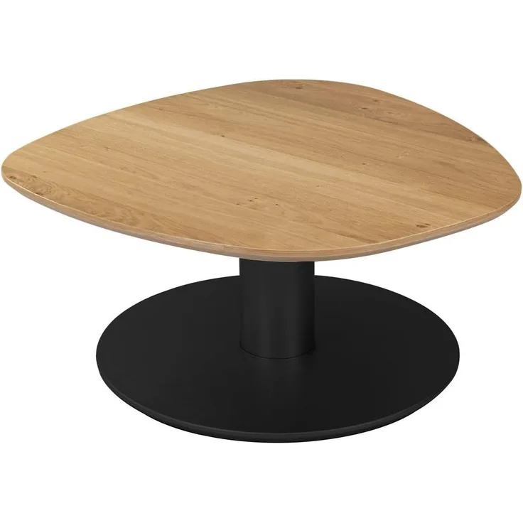 Couchtisch Celestina 80x80x39 höhenverstellbar Anthrazit/Wildeiche 16235