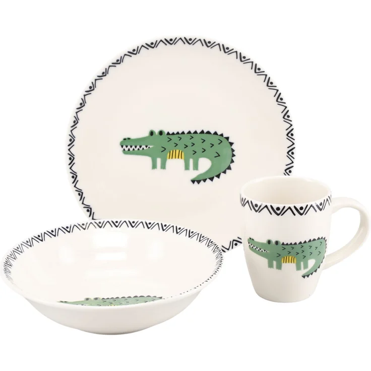 Safari Krokodil, Kinder Set 3-tlg (mo) – Bild 1