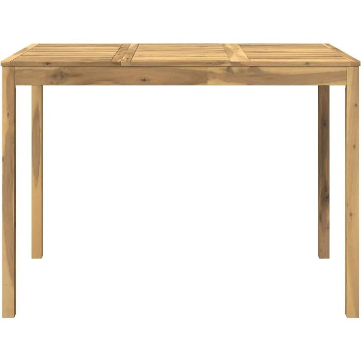 vidaXL Gartenbar-Tisch LAREN Weiß gewaschen 147 x 88,5 x 105 cm 901724 – Bild 3