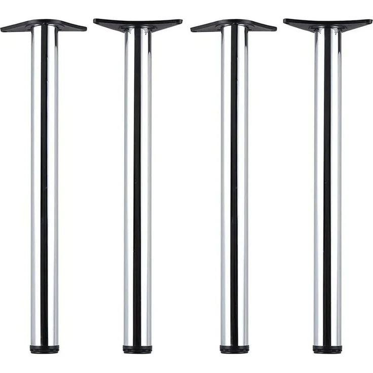 Youyijia Tischbein 4 Stück 710-730mm Regulierbare Tischbeine Ø60mm Edelstahl Tischbeine – Bild 5
