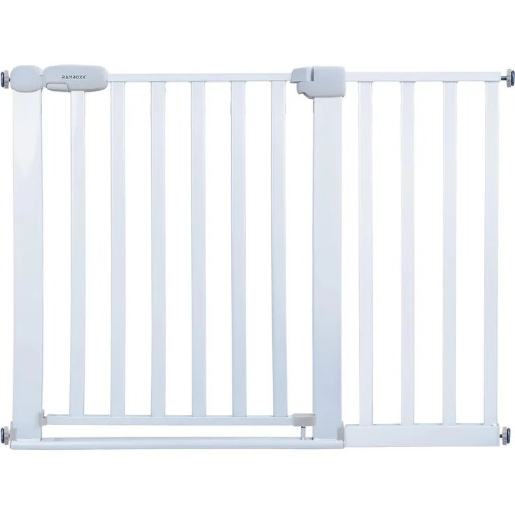 Absperrgitter Treppenschutzgitter weiß für 110-120cm Durchgang 77cm Hoch