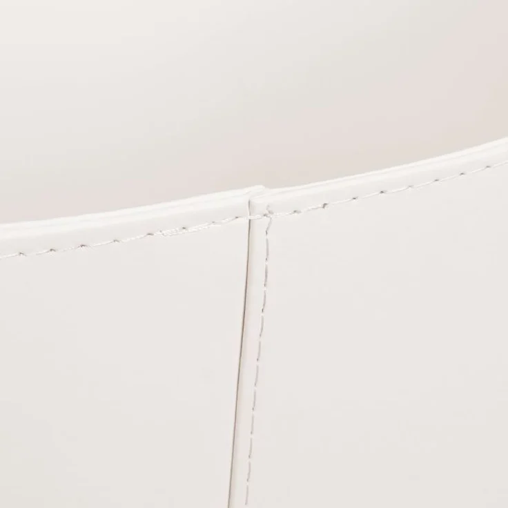 Cremeweißer Holzkorb Kunstleder 10038688_60 – Bild 7