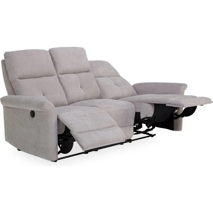 HARPER Sofa Sofa 3 Sitzer HARPER HEPOLA BHT 189x92x100 cm grau Couch Einzelsofa – Bild 2