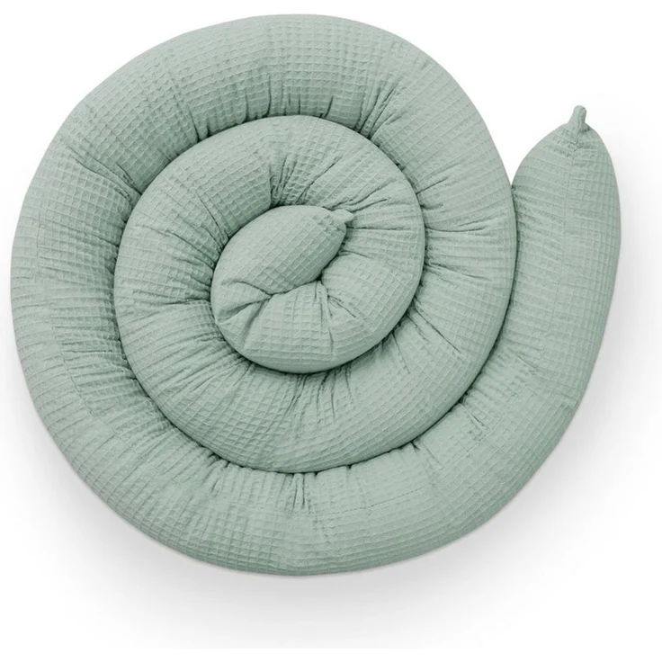 Ehrenkind Nestchenschlange Bettschlange aus 100% Bio-Baumwolle, Schutz und Geborgenheit, (Kuschelschlange, Bettumrandung Babybett), Bettschlange Baby – Bild 5