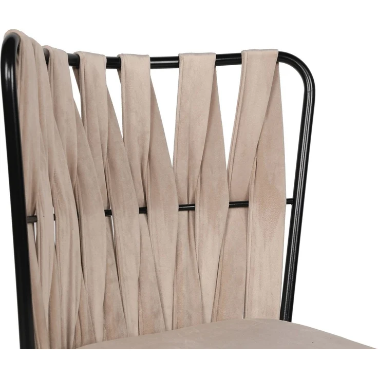 Skye Decor 'Kuşaklı-221 V4' Stuhlset (4-teilig), Creme / Schwarz, 43 x 82 x 43 cm – Bild 4