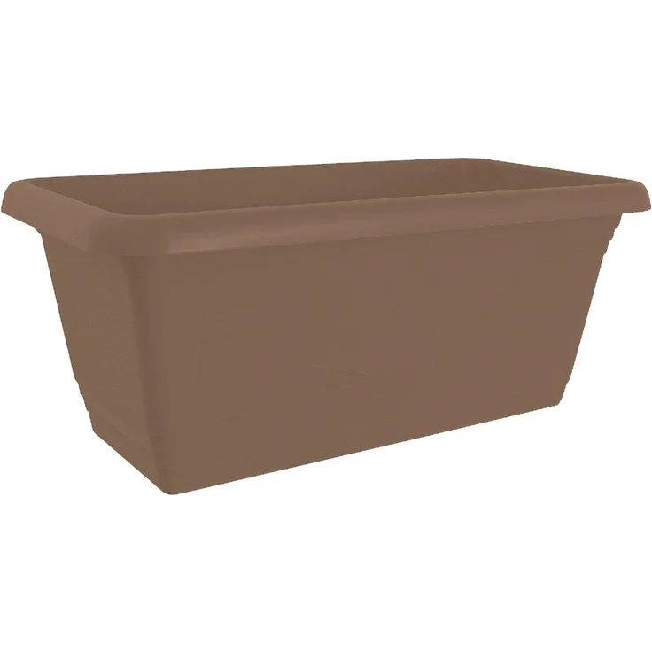 HTI-Living 2er Set Taupe Blumenkasten mit Wasserspeicher 40 cm – Bild 2