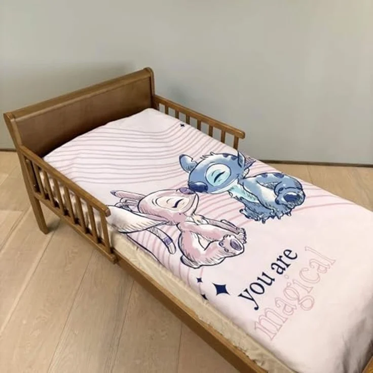 BrandMac Kinderbettwäsche Disney Lilo & Stitch Bettwäsche Set You Are Magical 135x200cm/80x80cm, 1 teilig – Bild 4